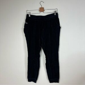 PAKA Breathe Jogger Pants Black Tapered Drawstring Pocket Lounge Fit Size L